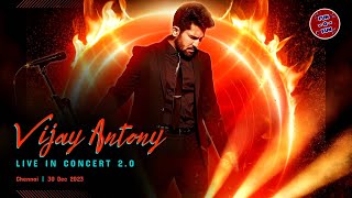 🥳Vijay Antony Live in Concert 2.0 ❤️| 4K Video | OG Vibe 🔥| YMCA Nandanam, Chennai | 30th Dec 2023