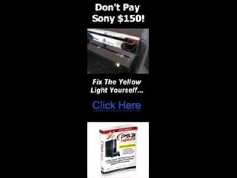 how to fix the yellow light on the ps3 how to fix the yellow light on the ps3