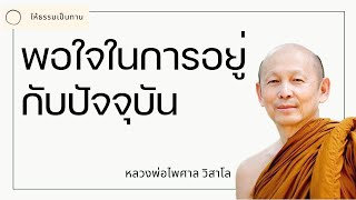 หลวงพ่อไพศาล วิสาโล - พอใจในการอยู่กับปัจจุบัน