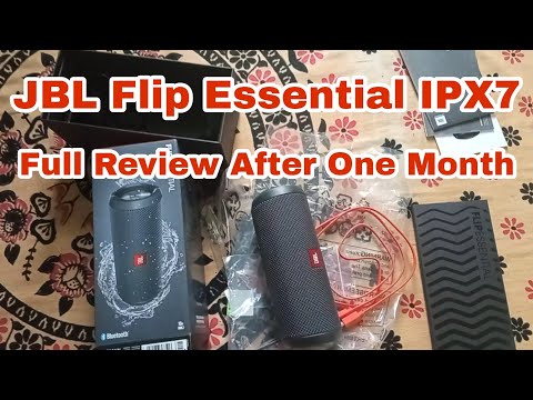 JBL Flip Essential IPX7 Portable Speaker Full Review Pros  amp  Cons  After One Month Of Use  Hindi 