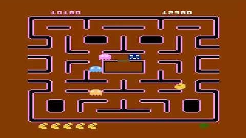 Ms  Pac Man v1 2 ATARI 8BIT XL XE 400 800 MS PACMAN MS PAC MAN 600 ATARI 8BIT XL XE 400 600 800 1200