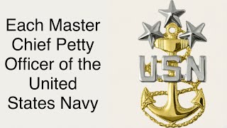 Military Monday: Each veteran who served as Master Chief Petty Officer of the US Navy | JJ Lee