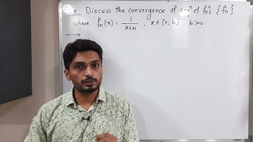 Sequence of Real Valued Functions - Lecture 9 - Finding pointwise Limit of Sequence of Functions
