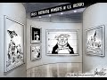 Trump mug shot  an animation of the creation of a political cartoon