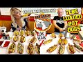 ENTIRE MENU CHALLENGE!! EVERY LOADED HOT DOG FROM BULDOGIS in Las Vegas!! #RainaisCrazy ft. HEAVY D