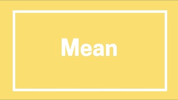 Chapter 11, Lesson 1 - Mean