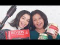 MOM TRIES REVLON PLUS ON SHORT HAIR &amp; GIVEAWAY!