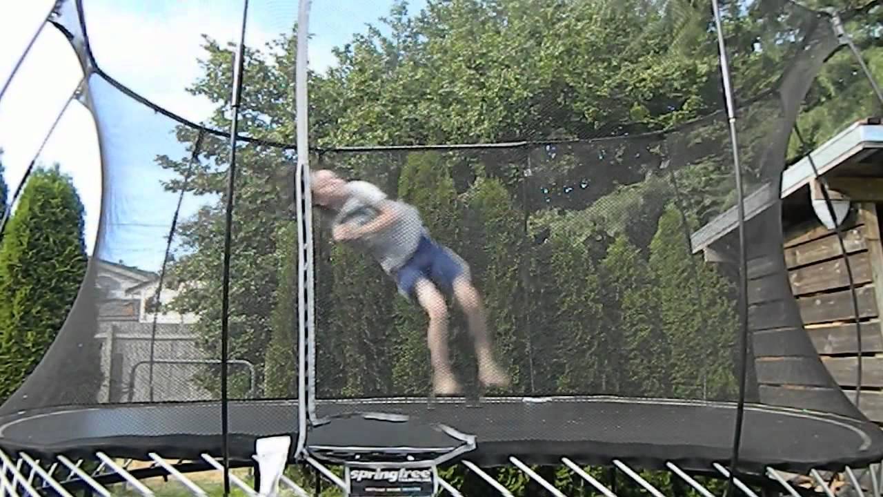 8 Different Flips On A Trampoline Youtube