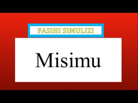 misimu | maana ya misimu | sifa za misimu | dhima