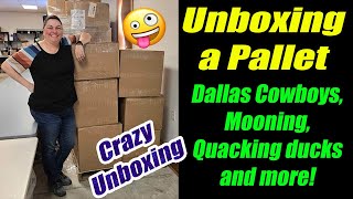 Crazy Pallet Unboxing - Quacking Ducks, Mooning, Birds and much more! Check out the fun!