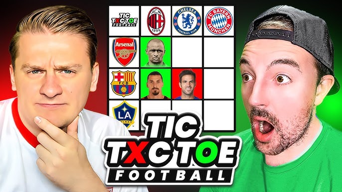 Footy Tic Tac Toe. #football #soccer