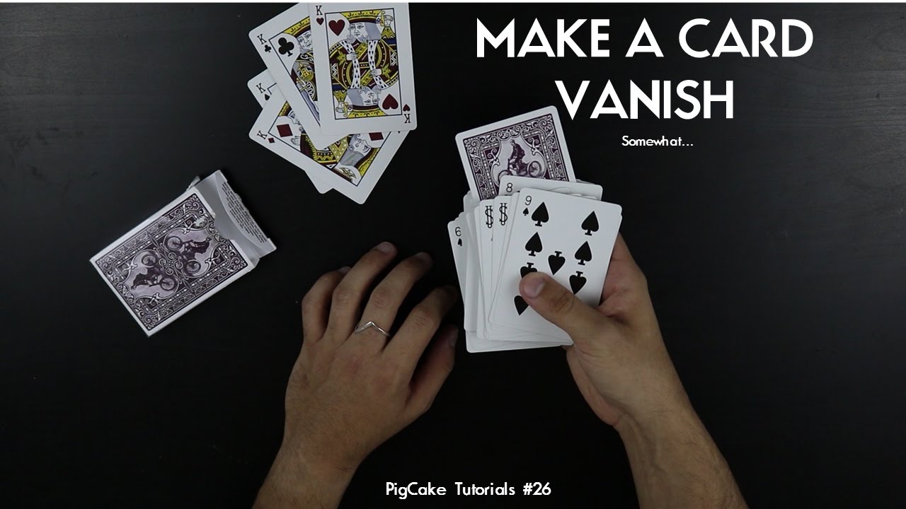 DISAPPEARING CARD(Erections) PigCake Tutorials #25