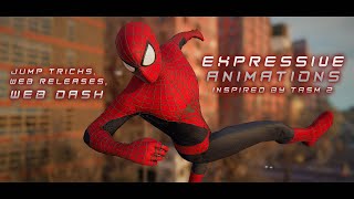 NEW ANIMATIONS and TRAVERSAL MECHANIC - Expressive Animations - Marvel's Spider-Man Remastered Mods