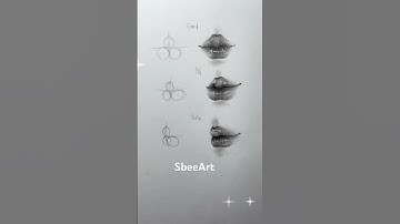 How to draw lips with different angle #drawing #art #drawingtutorial #drawlips #draw #realistic