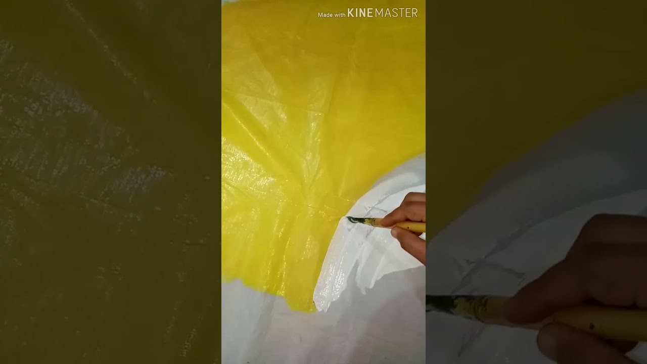 Large Peace Painting on waste flex sheet