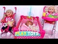 Baby doll bedroom furniture, stroller and wardrobe! Play Toys
