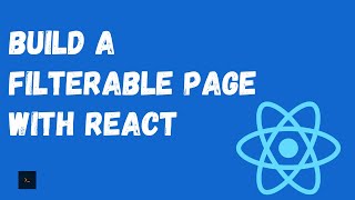 Build A Filterable Settings Page With REACT