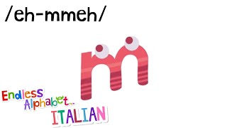 Endless Alphabet Italian ABC with pronunciation