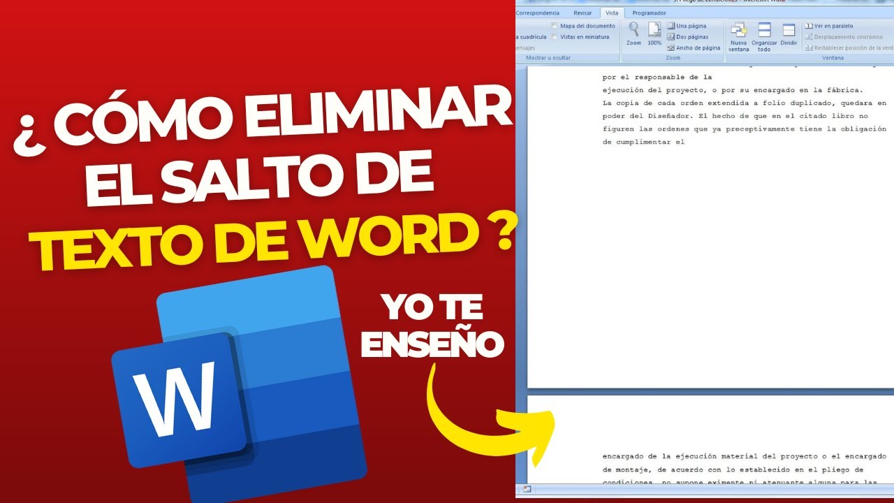 Quitar seccion word Quitar seccion word