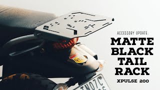 Matte Black Luggage Rack for my Hero Xpulse | Bike Accessories Update screenshot 4