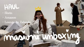MASIVNÍ UNBOXING - moje ADHD rozbaluje balíky, Shein, Amazon, Lounge by Zalando| Tran Kim Ly