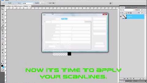 PhotoShop Tutorial: Scanlines