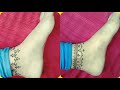 Beautiful anklet feet mehndi design  easy payal mehndi design        