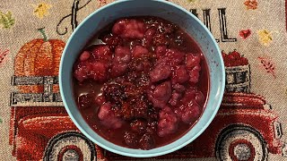 My Mamaw’s old fashioned blackberry dumplings recipe!