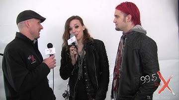 Halestorm Interview - Carolina Rebellion 2013 - 99.5 The X