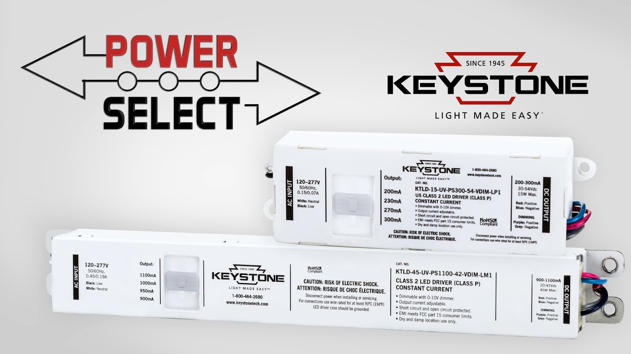 Power Select Adjustable LED Drivers YouTube