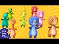 Ten Little Dinosaurs | LBB Kids Songs | ABC's Baby Nursery Rhymes - Count with Little Baby Bum