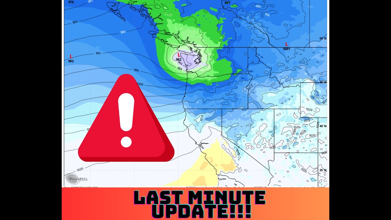 12/25 Pacific NW Last Second WIndstorm Update! - YouTube