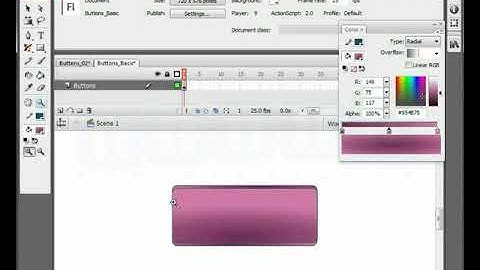 Create Interactive Buttons with Adobe Flash | Adobe Flash Tutorial