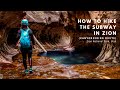 How to Hike the Subway in Zion, Top-Down (Canyoneering Route)