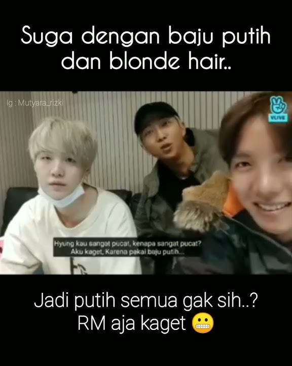 jauhin suga dari baju putih #suga #bts #RM #Jhope
