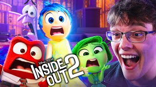 INSIDE OUT 2 Official Trailer REACTION! (SO MANY NEW EMOTIONS!)