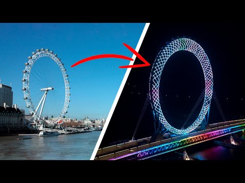 Where is the 2nd biggest Ferris wheel in the world?