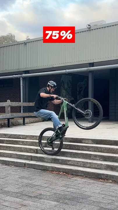 MTB vs STAIRS! 📈 What level are you?! #mtb #mountainbike #bike