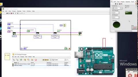 84. LabVIEW link Arduino by LINX (DIO)