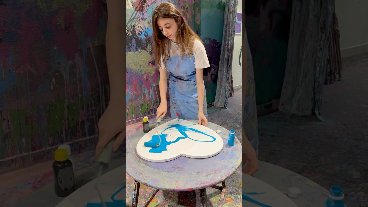 Best place to visiy in Baku art asmr fluid art