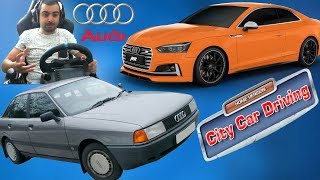 Audi 80 B3 vs Audi S5 2007 City Car Driving #19