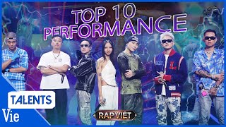 TOP 10 bản RAP nhiều views nhất mọi nền tảng Rap Việt Mùa 3 ai cũng nghiện | Playlist Rap Hay Nhất