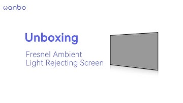 Wanbo Fresnel ALR Screen—Create a visual feast of projection