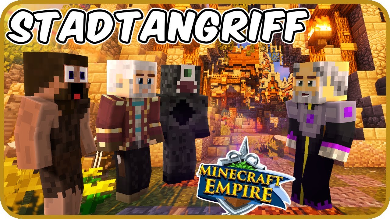 🔪 ANGRIFF AUF DIE STADT! 🔪 - Minecraft EMPIRE 🍖 #75 mit Zinus & Clym