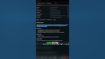🚀Playwright MCP Server Explained in 30 Seconds ⚡ | AI-Powered Browser Automation