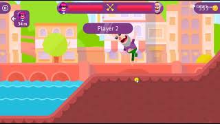 Bowmaster Gameplay Kacey Rich VS Jeremy screenshot 5