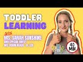 Learn With Miss Sarah Sunshine | Animals | First Words | The Alphabet | Toddler Videos