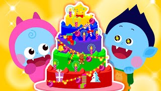 Christmas Cake Decoration for Santa | Learn Colors | Kids Playtime & Tidi Fun Videos