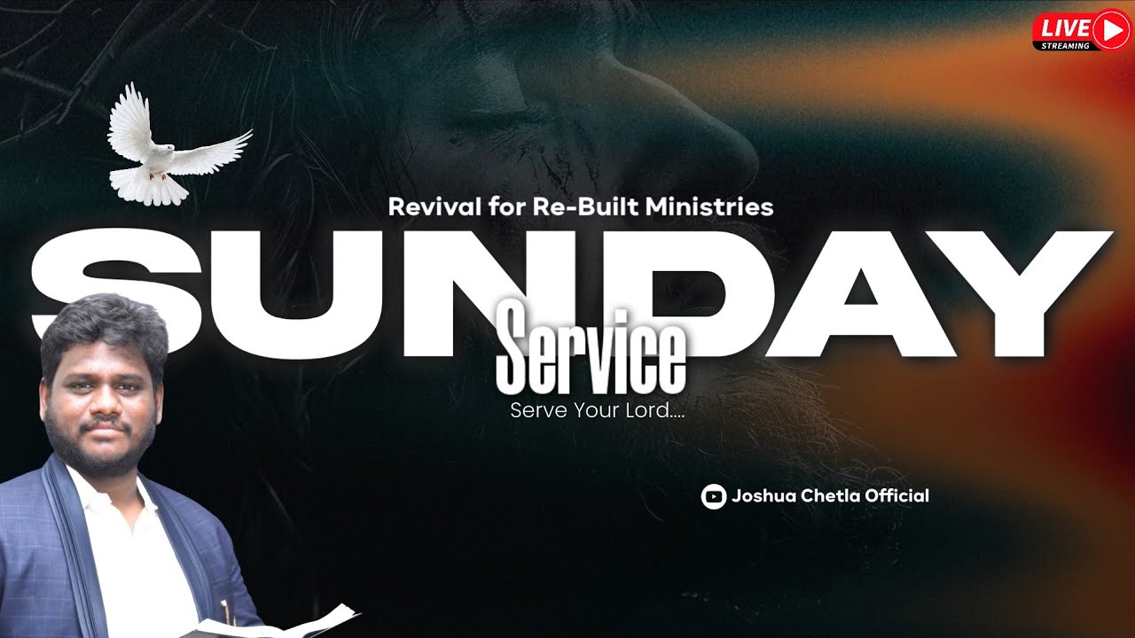 Sunday Service Live 🔴||Bro.Ch.Joshua|| Revival for Re-Built Ministries||Immanuel Prardhana Mandhiram