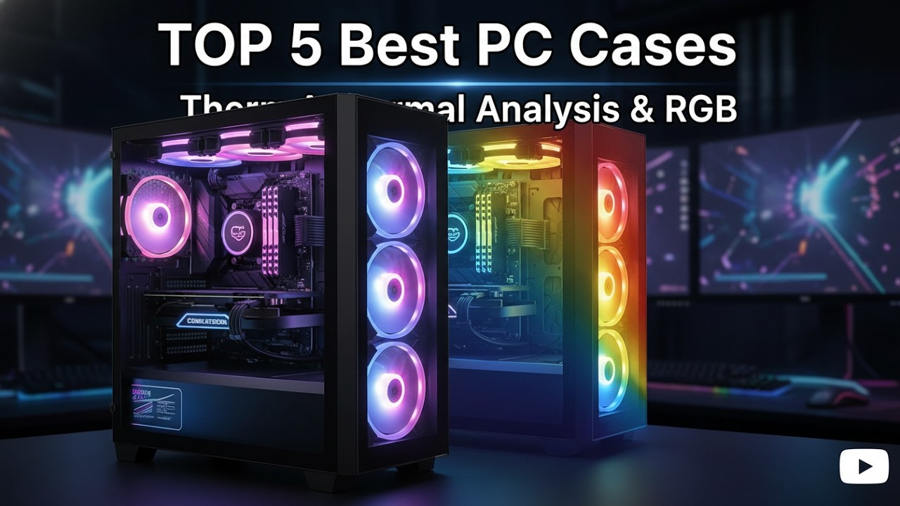 Top 5 Best PC Cases Of 2026 Airflow Budget Aesthetics YouTube 
